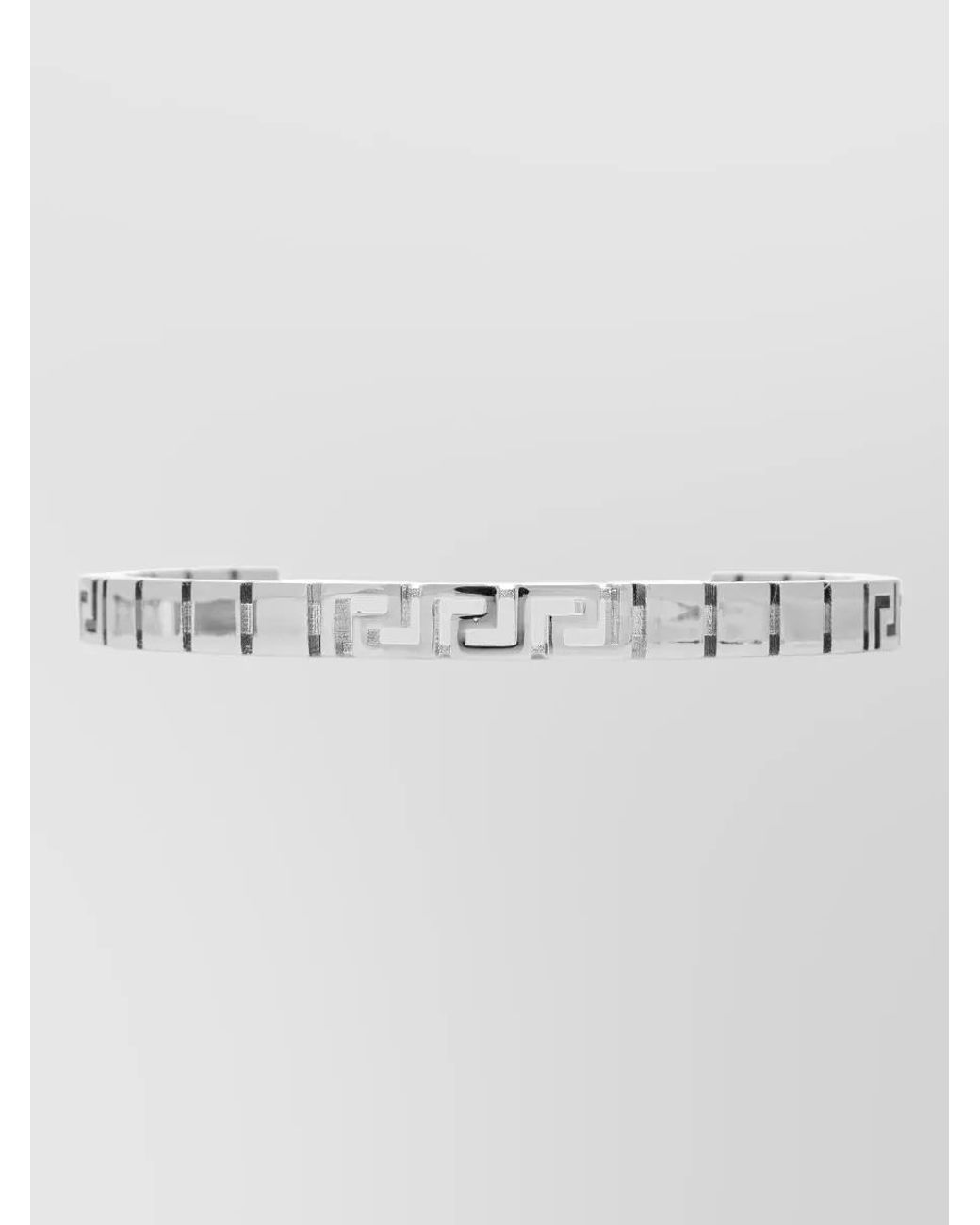 Versace Metallic Metal Bracelet for men