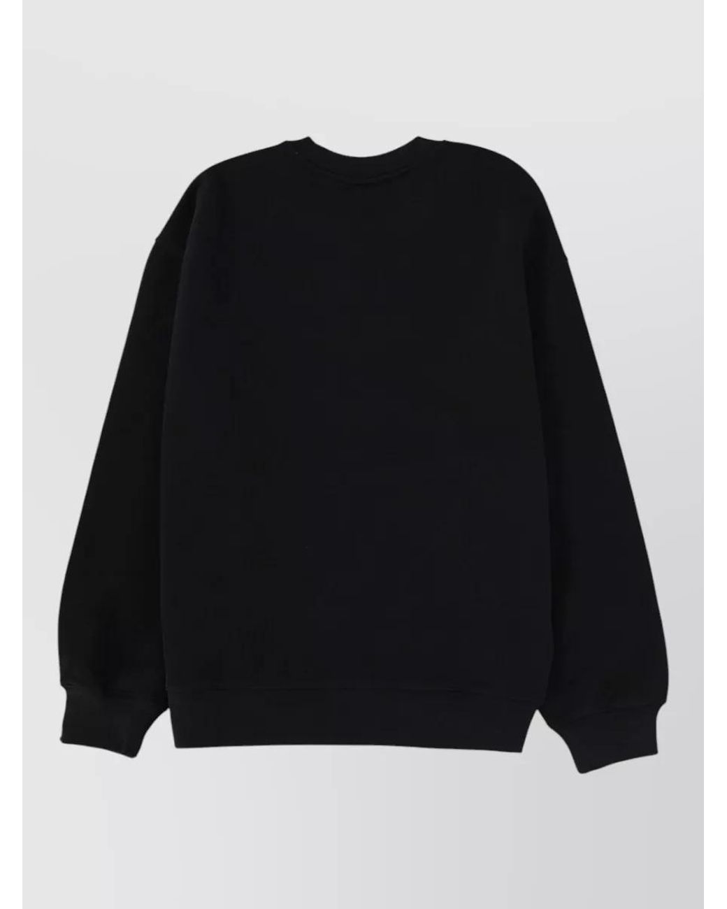 Maison Kitsuné Black Organic Cotton Comfort-Fit Sweatshirt for men