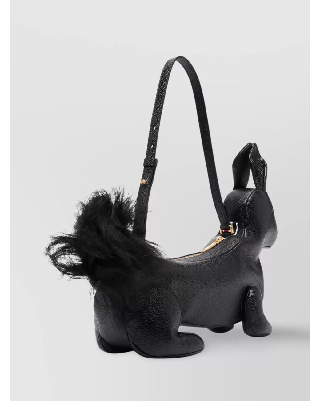 Thom Browne Multicolor Pebble Grain Leather Rabbit Shoulder Bag