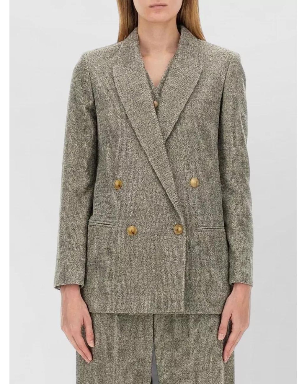 Alysi Multicolor Double-Breasted Blazer