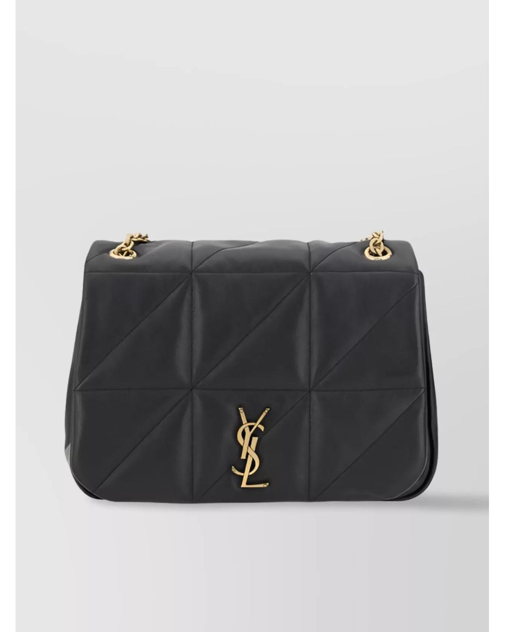 Saint Laurent Black Jamie Medium Lamb Leather Shoulder Bag