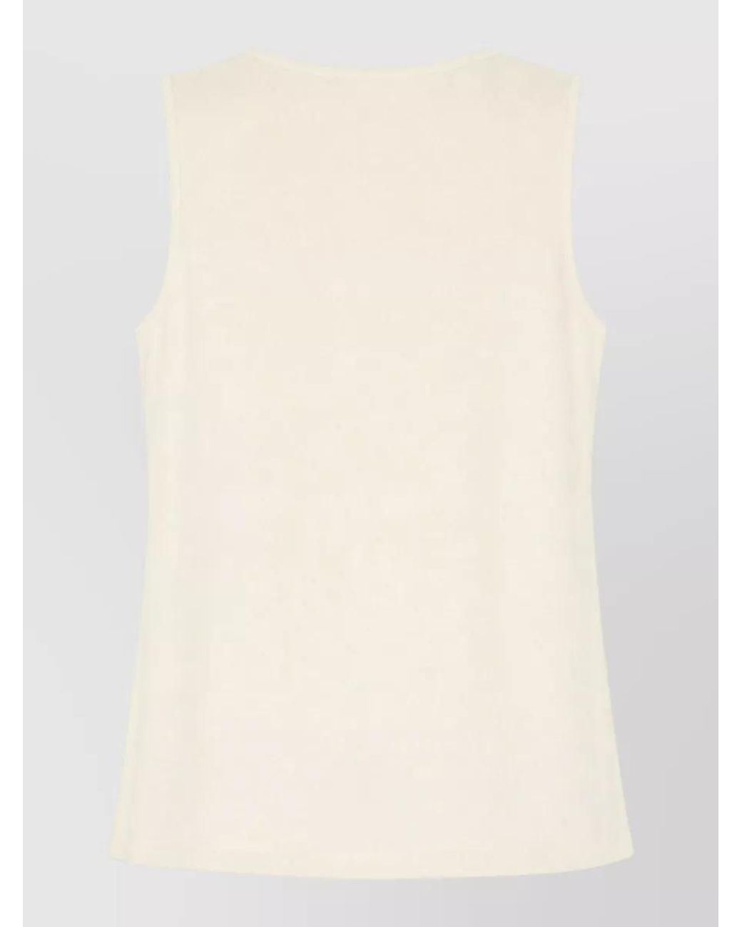 Fabiana Filippi Natural Silk Blend Top