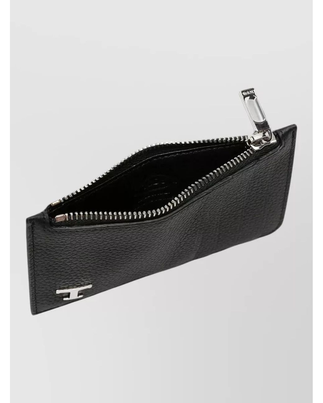 Tod's Black Leather Card Holder for men
