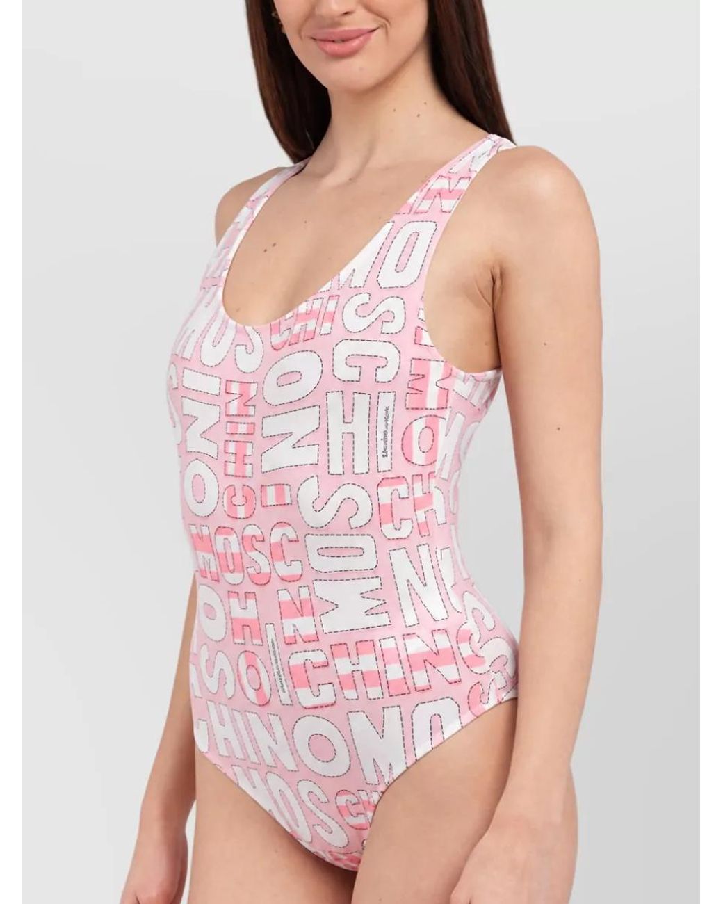 Moschino Purple Cotton Bodysuit