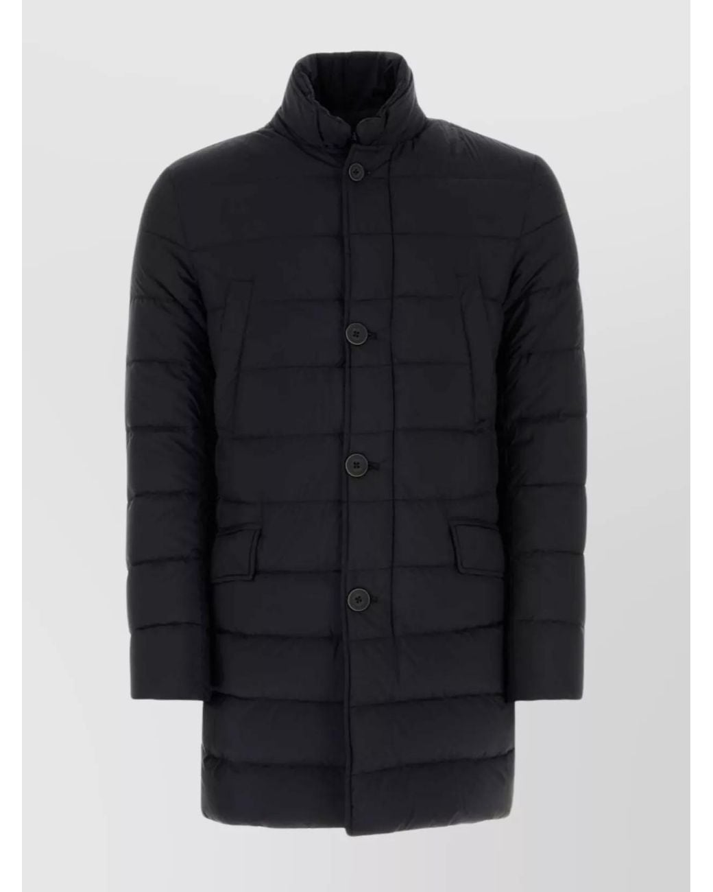 Herno Blue Down Quilted Puffer Jacket for men