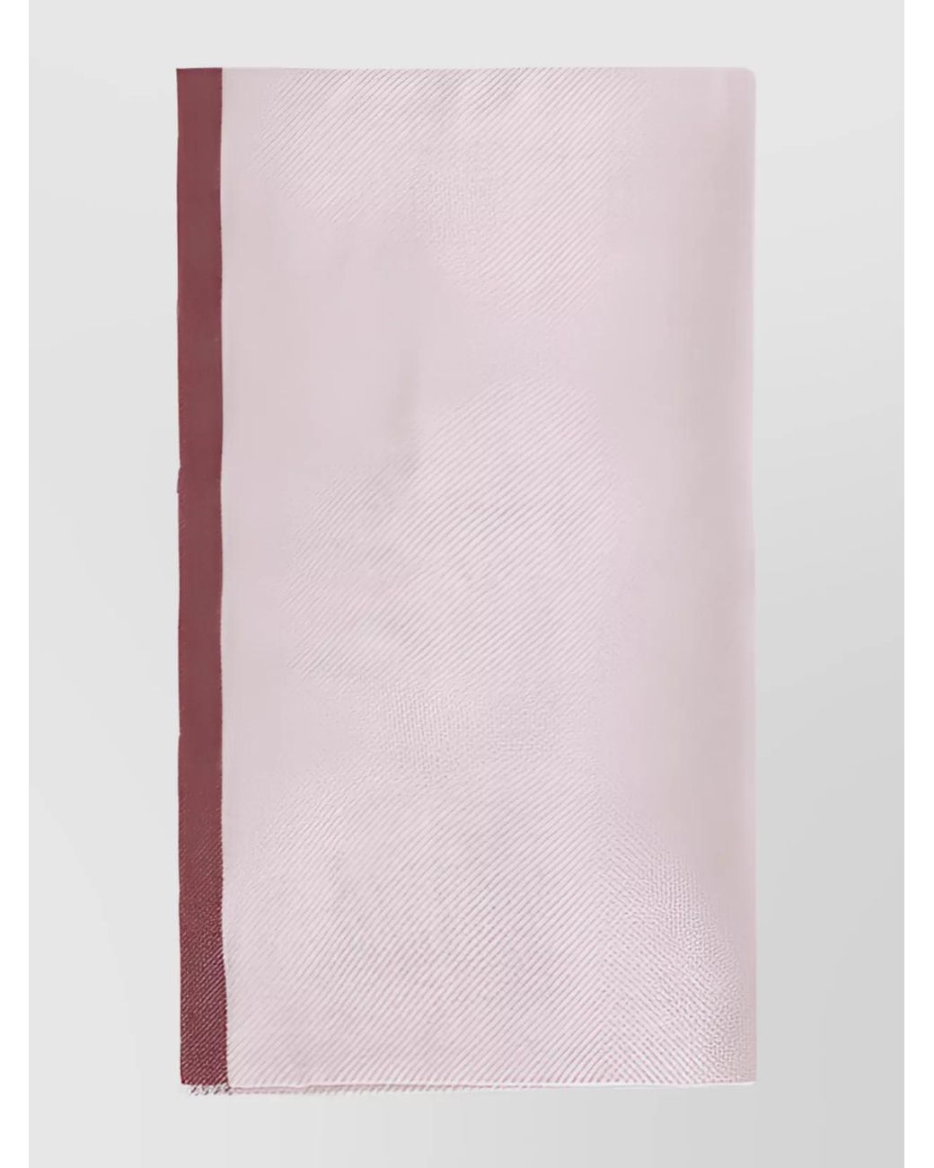 Brunello Cucinelli Pink Cashmere Wool Scarf for men