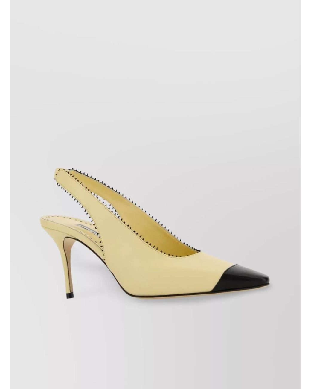 Manolo Blahnik Metallic Nappa Leather Pumps