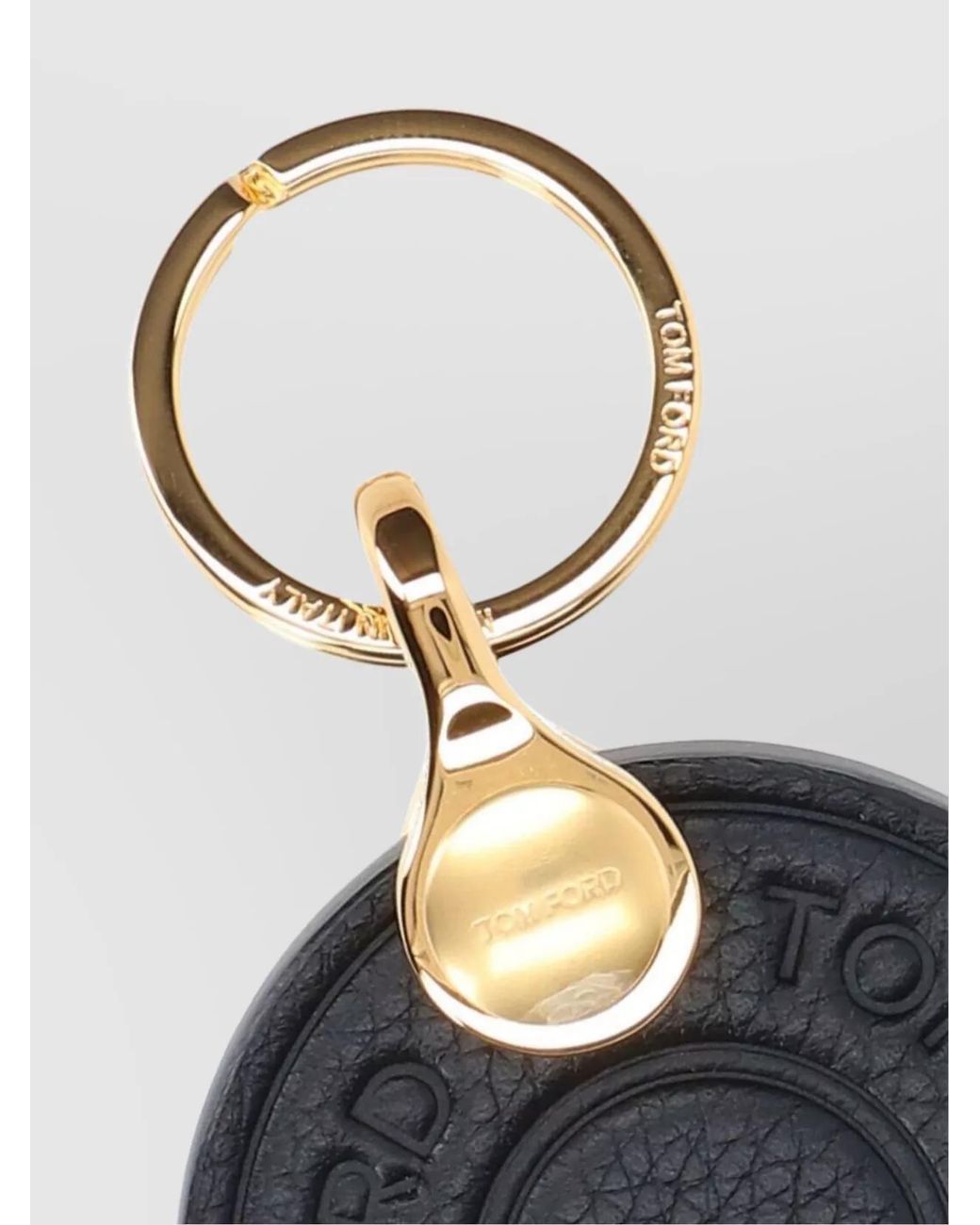 Tom Ford Blue Leather Key Case for men