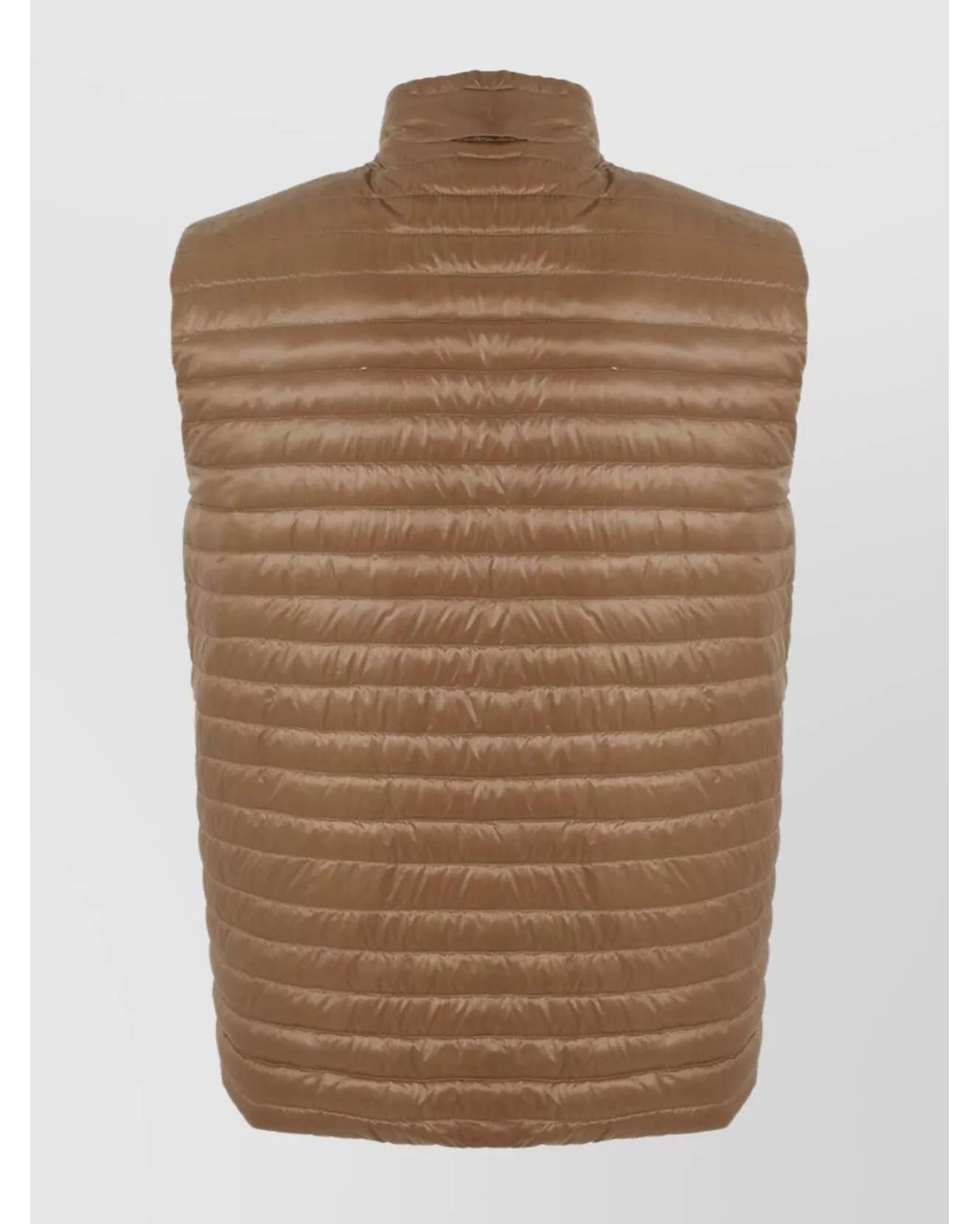 Herno Brown Nylon Reversible Gilet for men