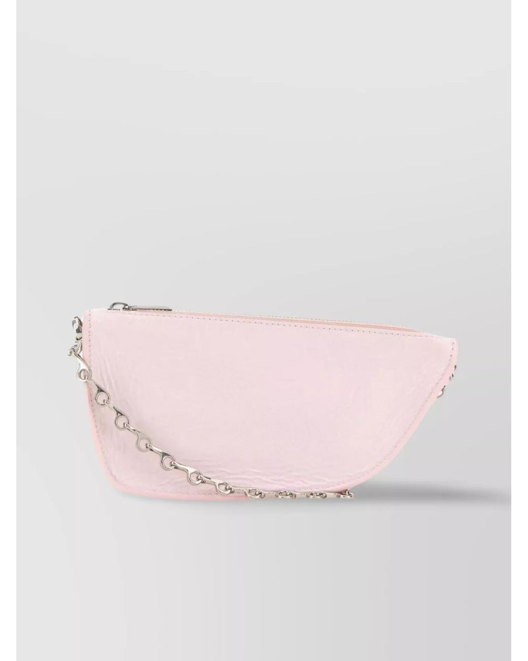 Burberry Pink Shield Micro Leather Shoulder Bag