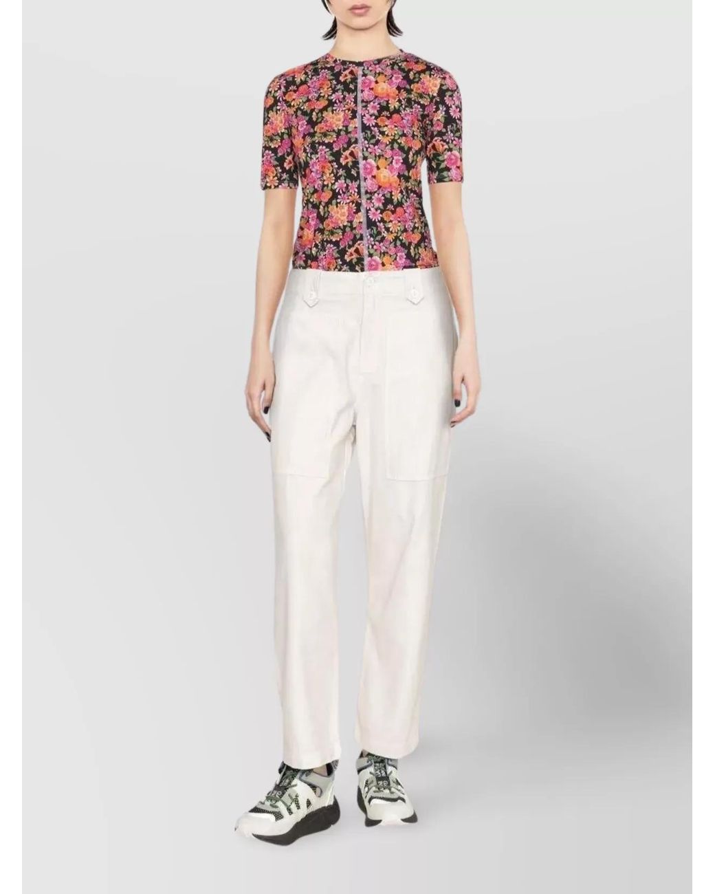 Citizens of Humanity Natural Cotton Straight-Leg Trousers