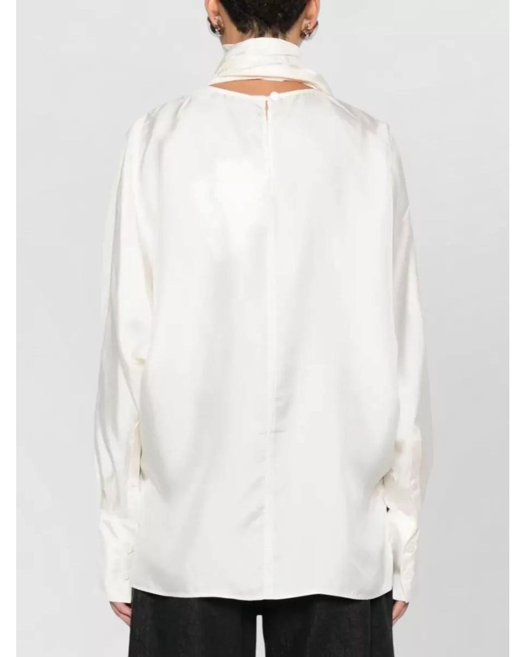 Rohe White Silk Blouse