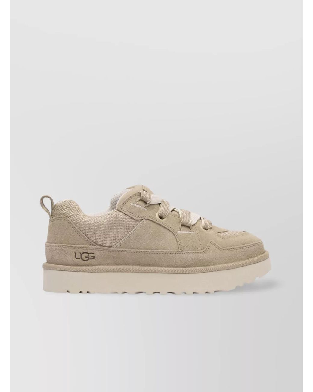 Ugg Natural Suede Low-Top Sneakers for men