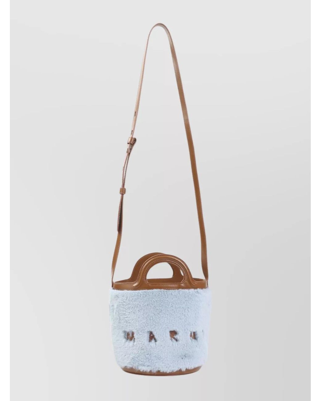 Marni White Tropicalia Mini Crossbody Bag
