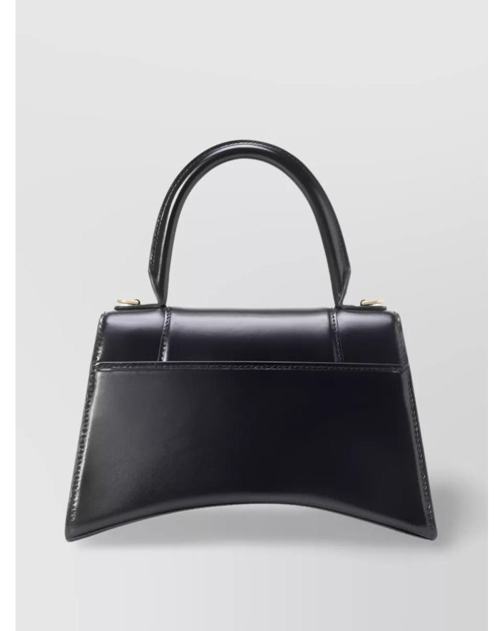 Balenciaga Black Hourglass Small Leather Tote Bag