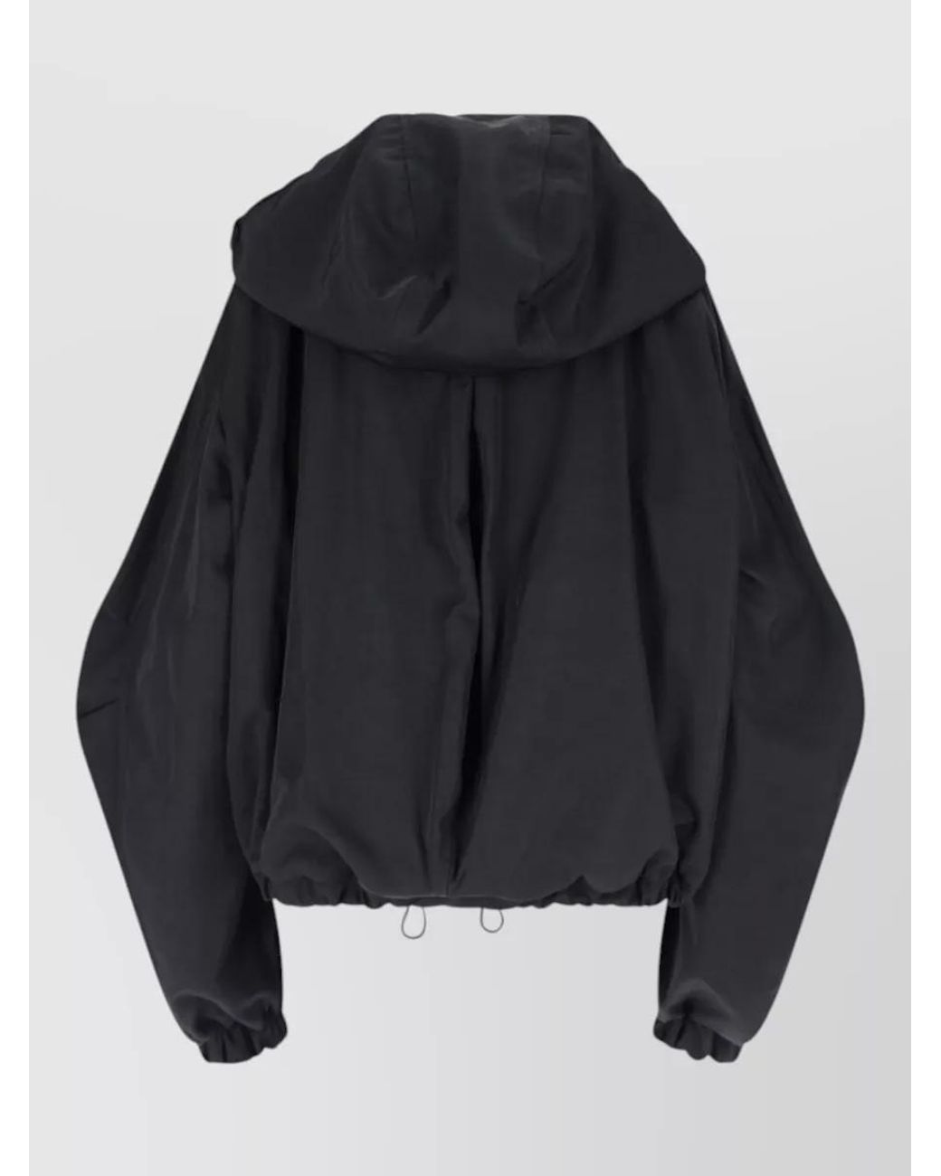 The Attico Black Bomber Jacket