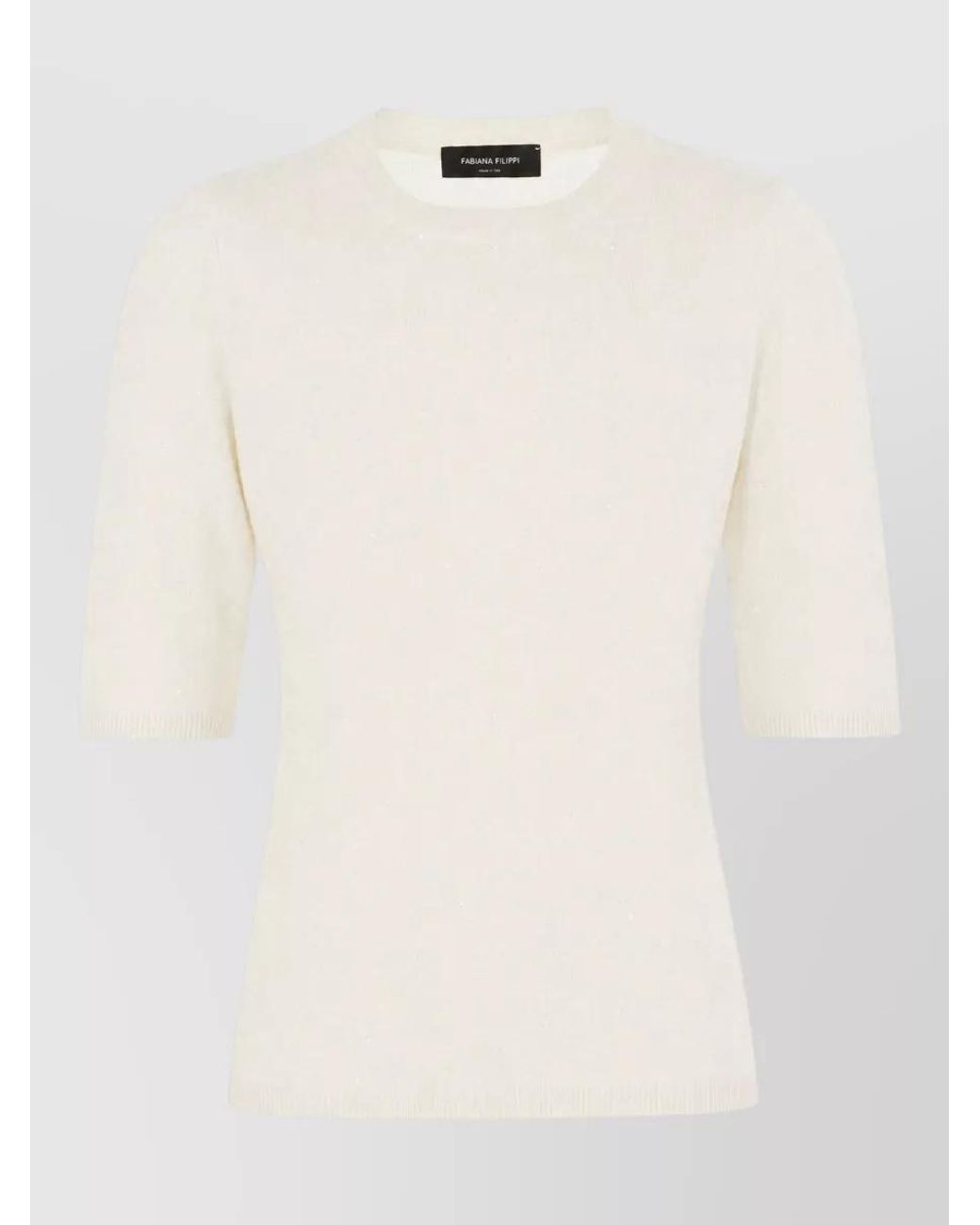 Fabiana Filippi Natural Wool Sweatshirt