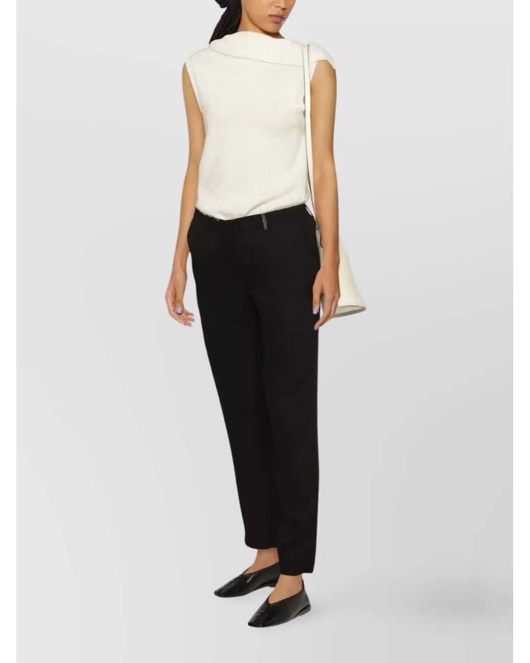 Fabiana Filippi Black Tailored Trousers