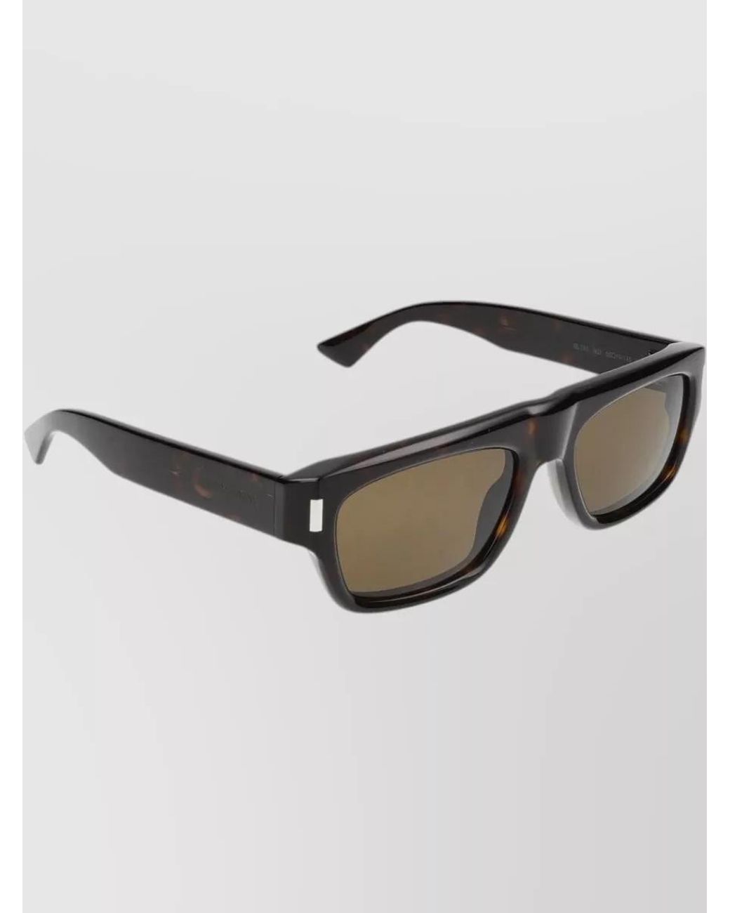 Saint Laurent Gray Square-Frame Sunglasses for men