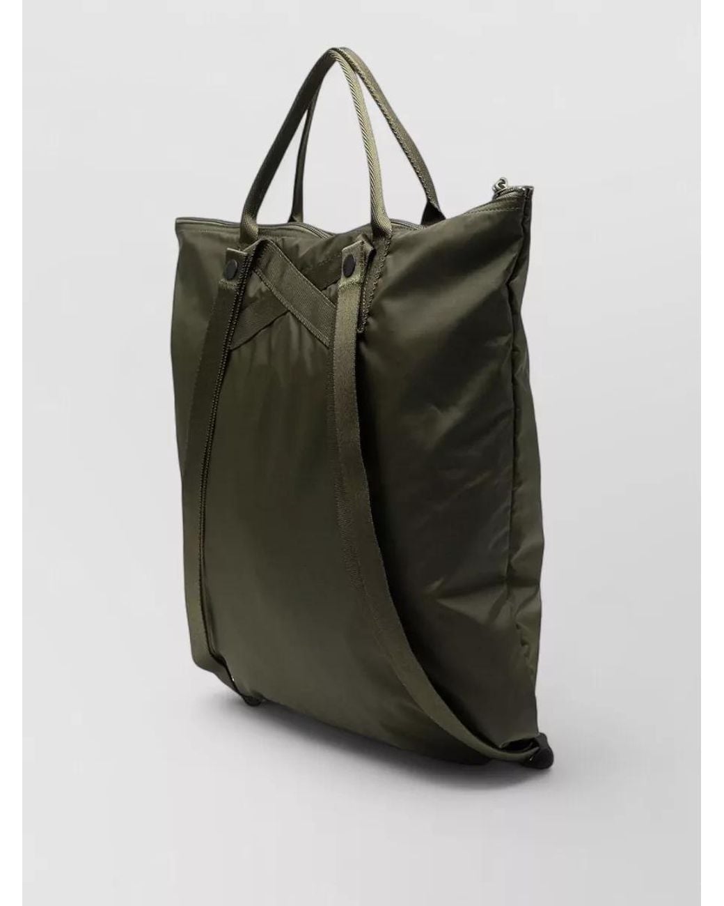 Porter-Yoshida and Co Green Nylon 2 Way Backpack for men