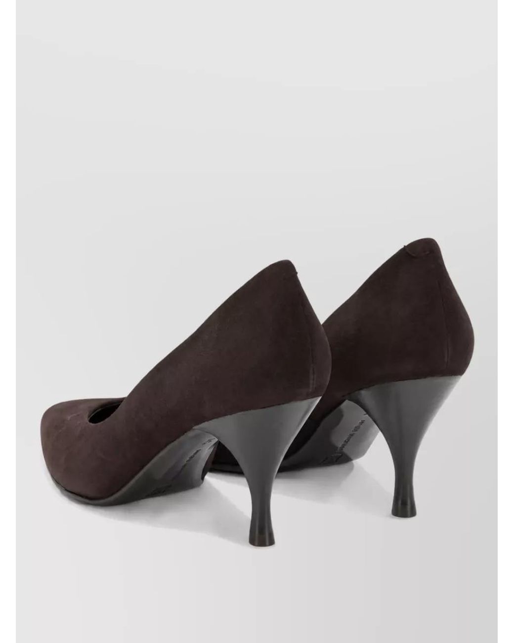 Sergio Levantesi Brown Leather Jada 60Mm Pumps