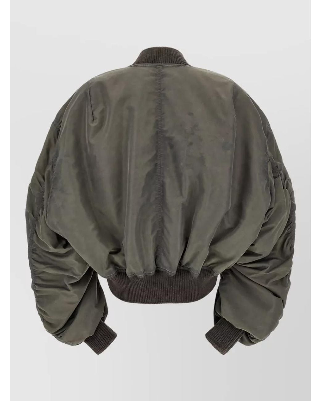 Rick Owens Multicolor Nylon Satin Oversized Bomber Jacket for men