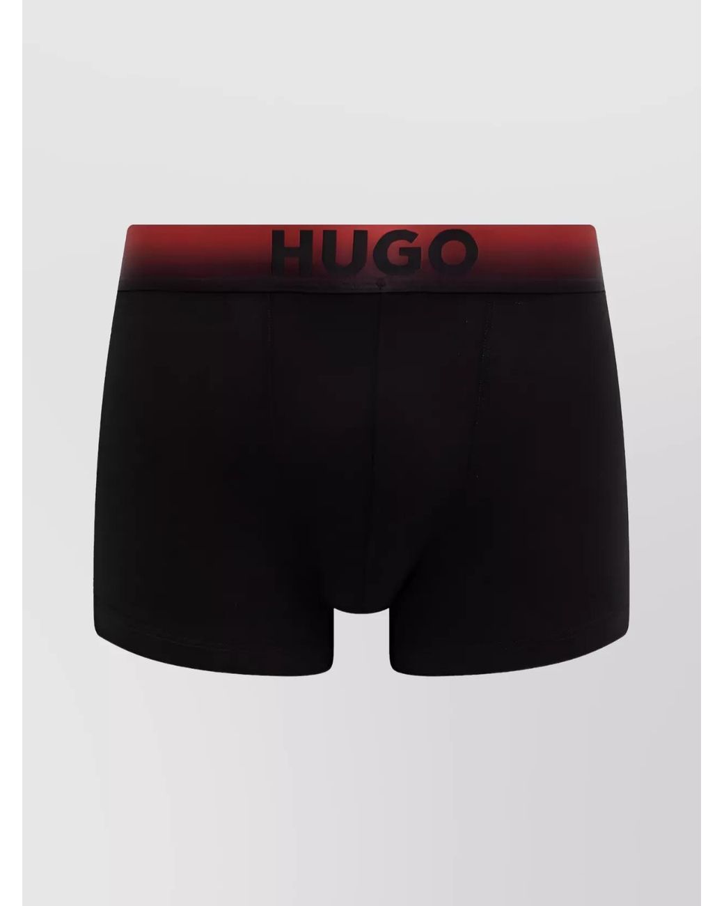 HUGO Black Cotton Boxer Briefs 3-Pack for men