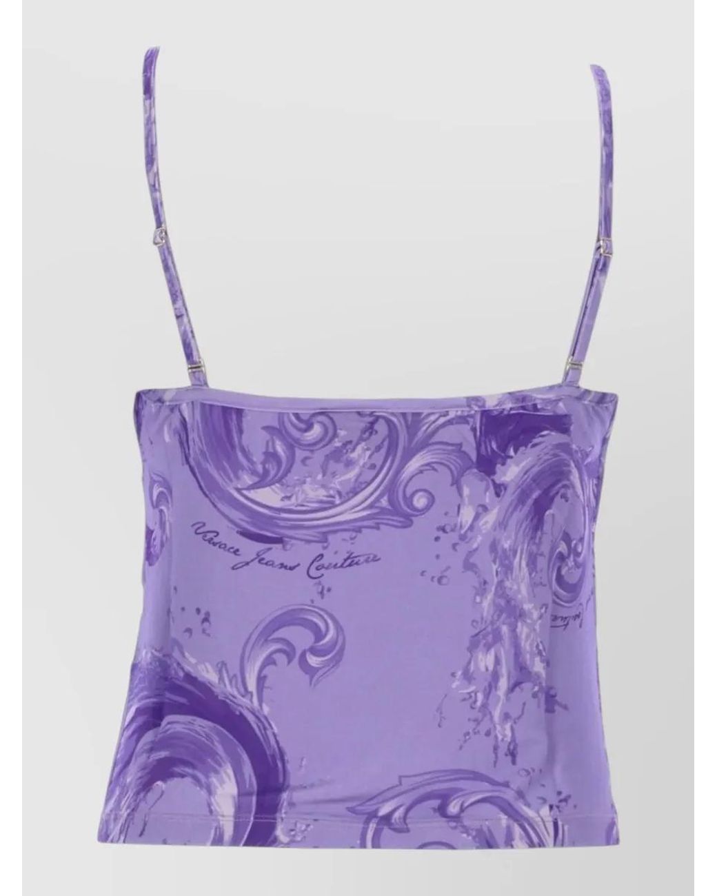 Versace Jeans Couture Purple Tank Top