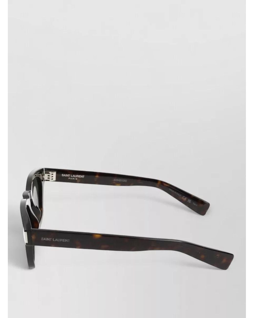 Saint Laurent Gray Acetate Sunglasses