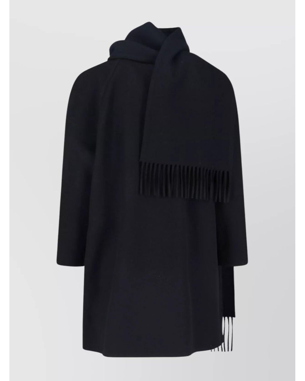 Balenciaga Blue Cashmere Poncho
