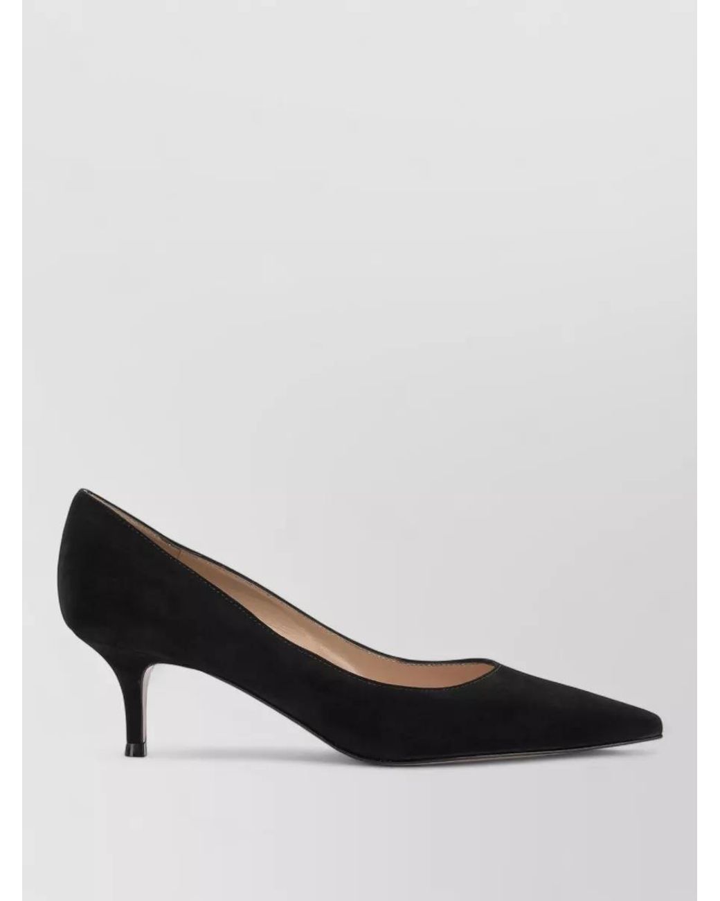 Gianvito Rossi Black Suede Leather Pumps