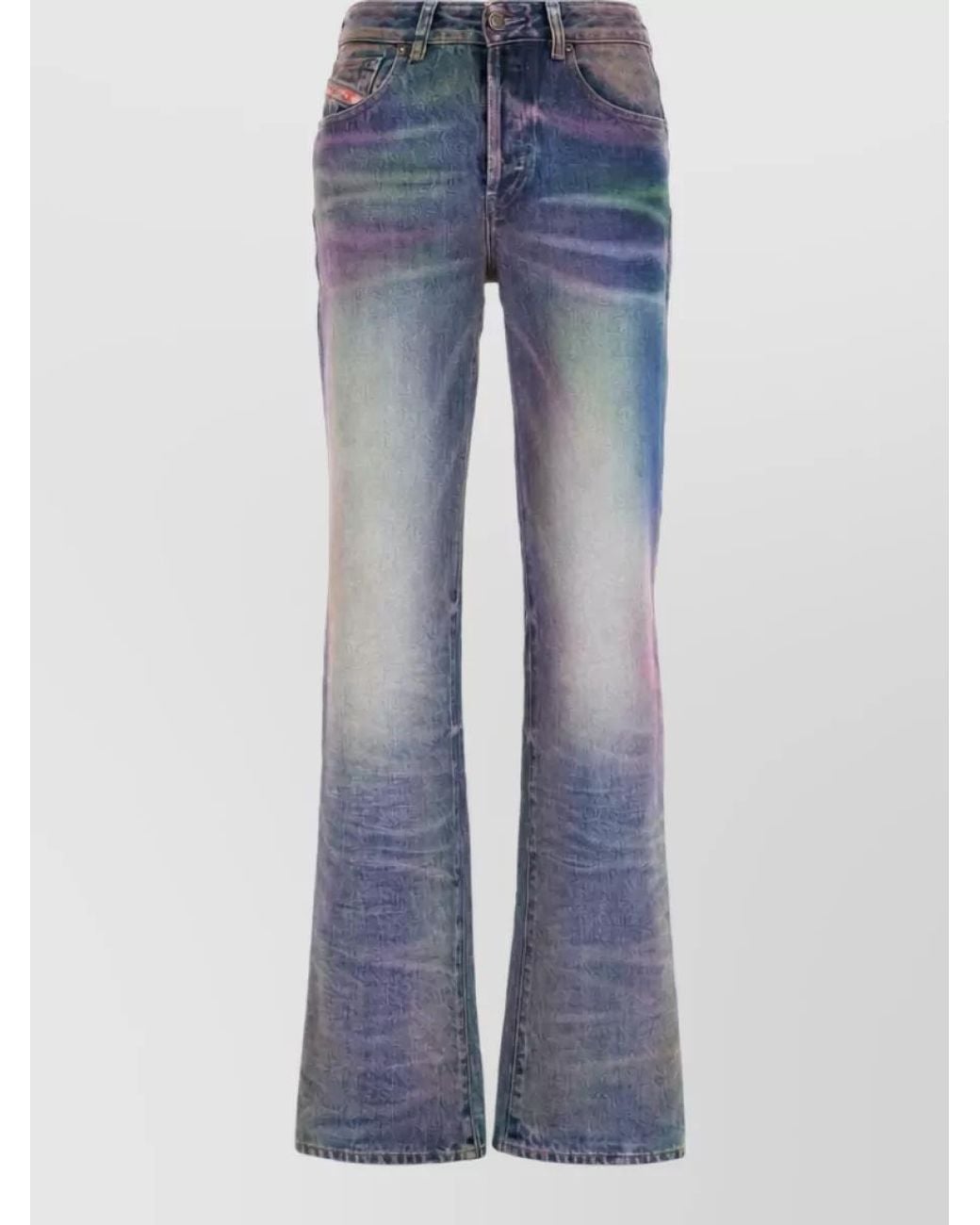 DIESEL Blue Straight-Leg Denim Jeans