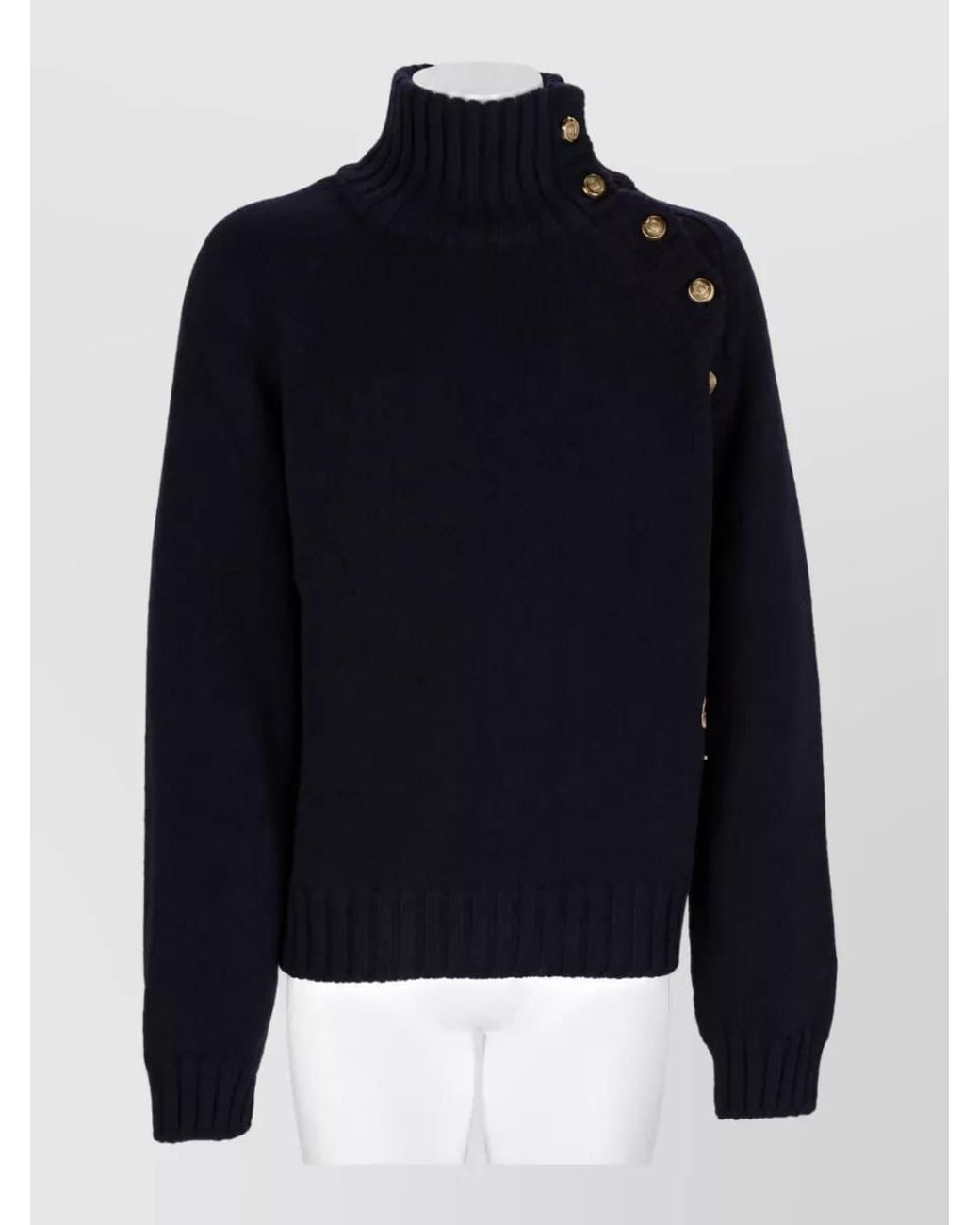 Dolce & Gabbana Blue Wool Jumper for men