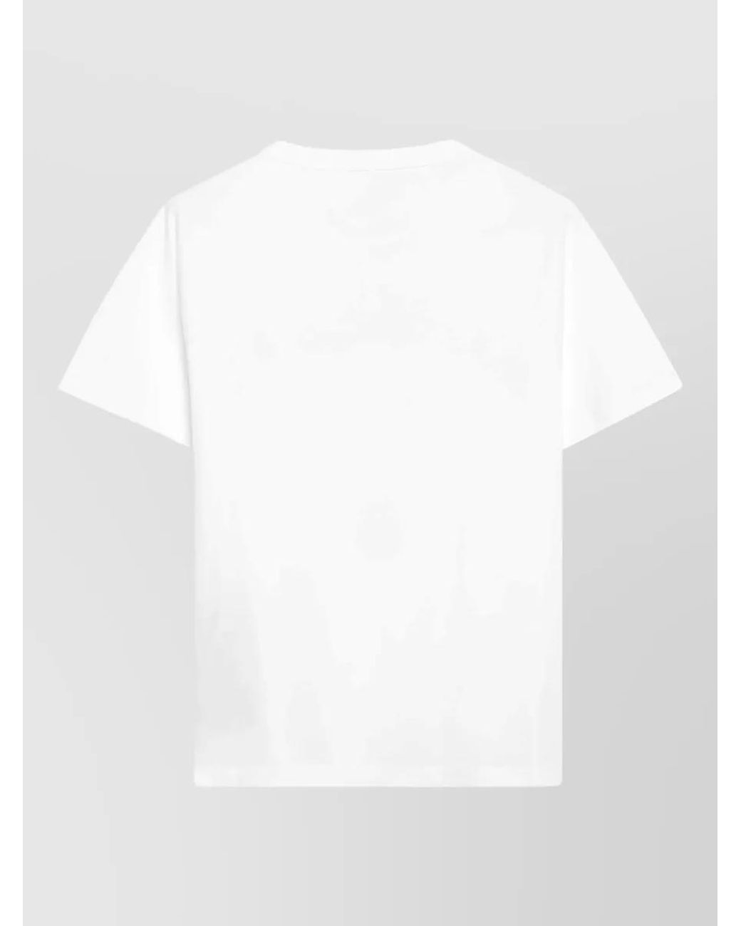 MM6 by Maison Margiela White Cotton T-Shirt