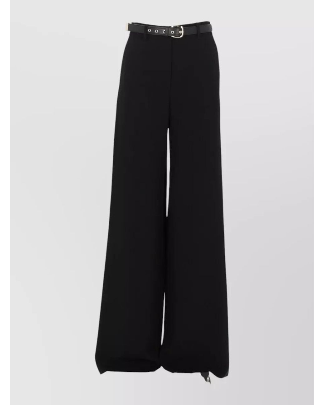 Max Mara Black Wide-Leg Trousers