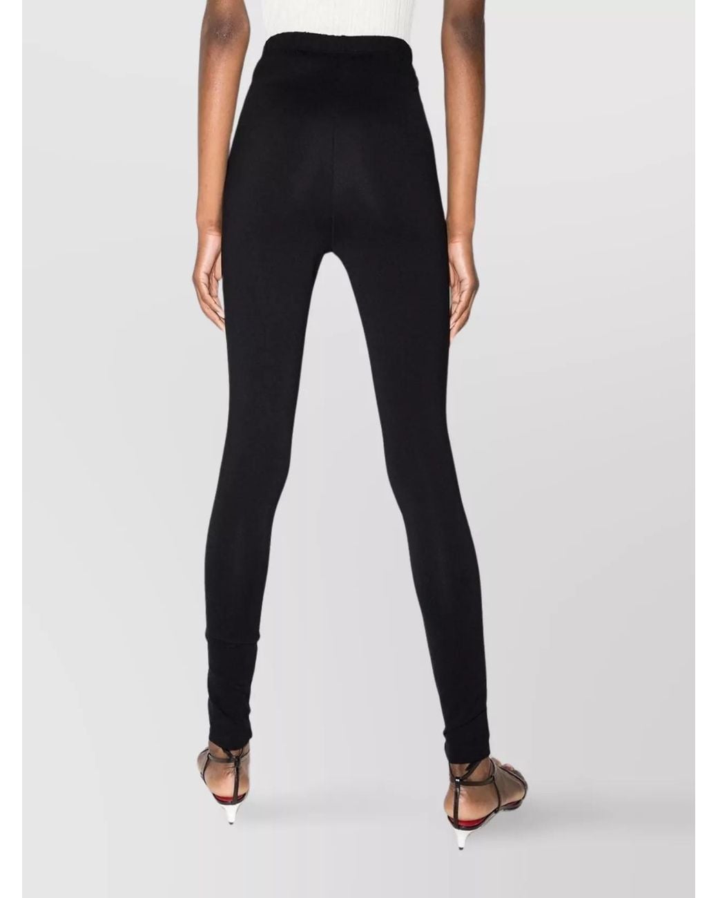 Wardrobe NYC Black Front Zip Leggings