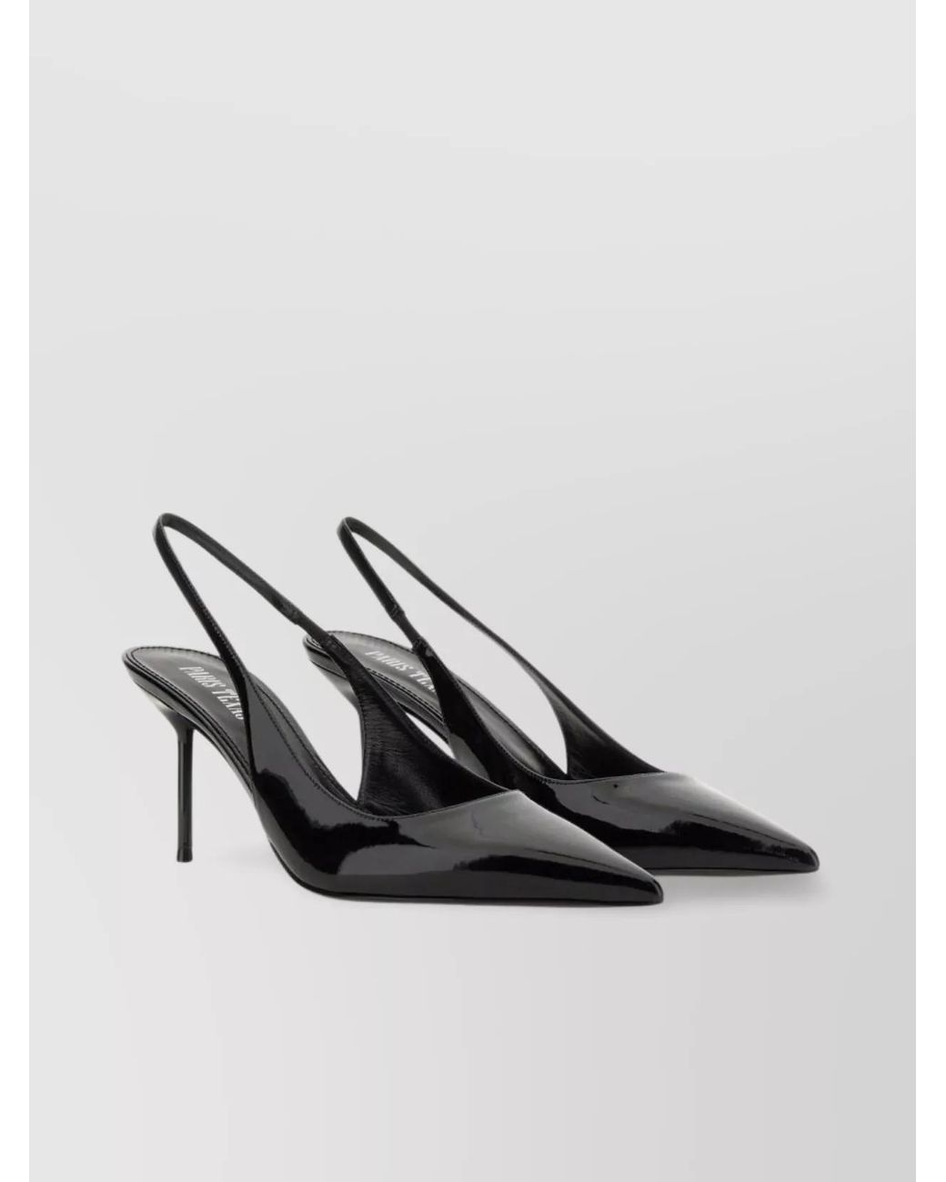 Paris Texas Metallic Leather Slingback Pumps