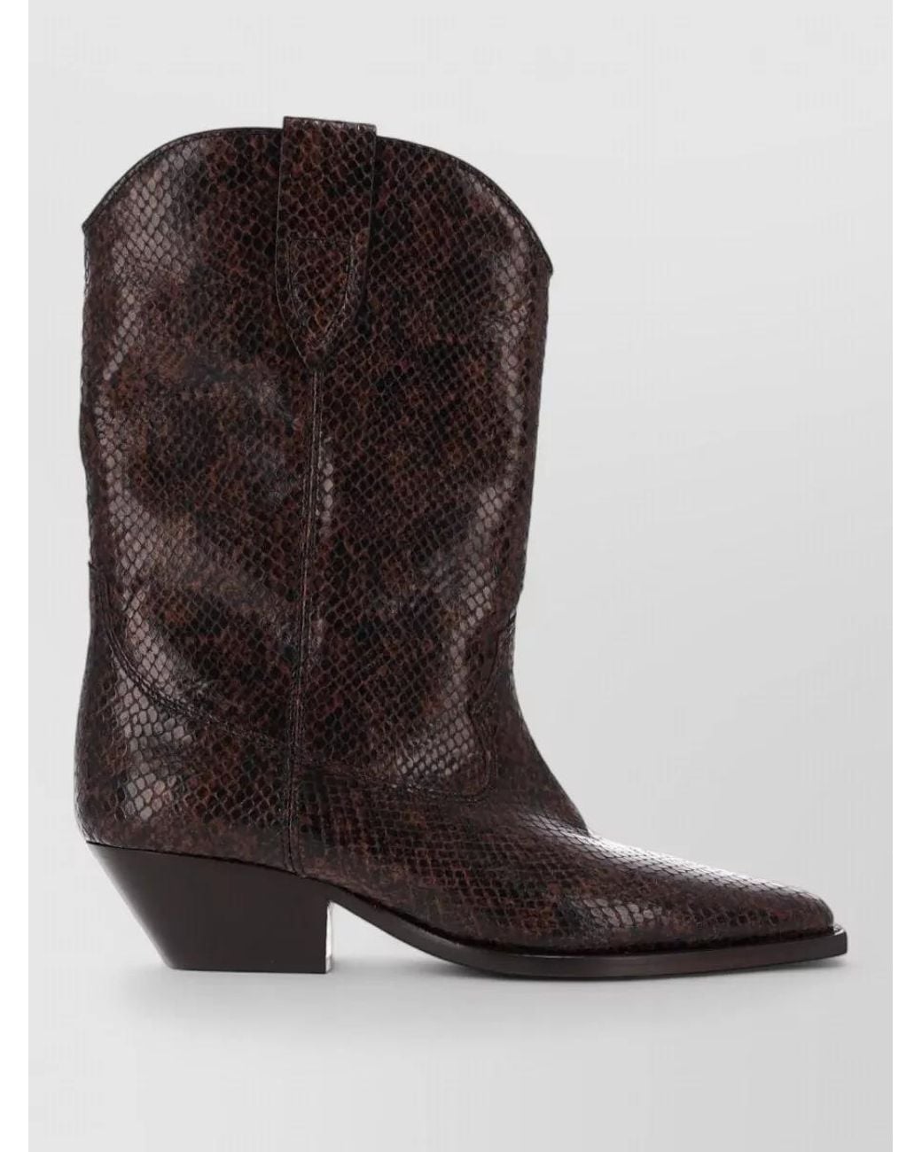 Isabel Marant Brown Leather Ankle Boots