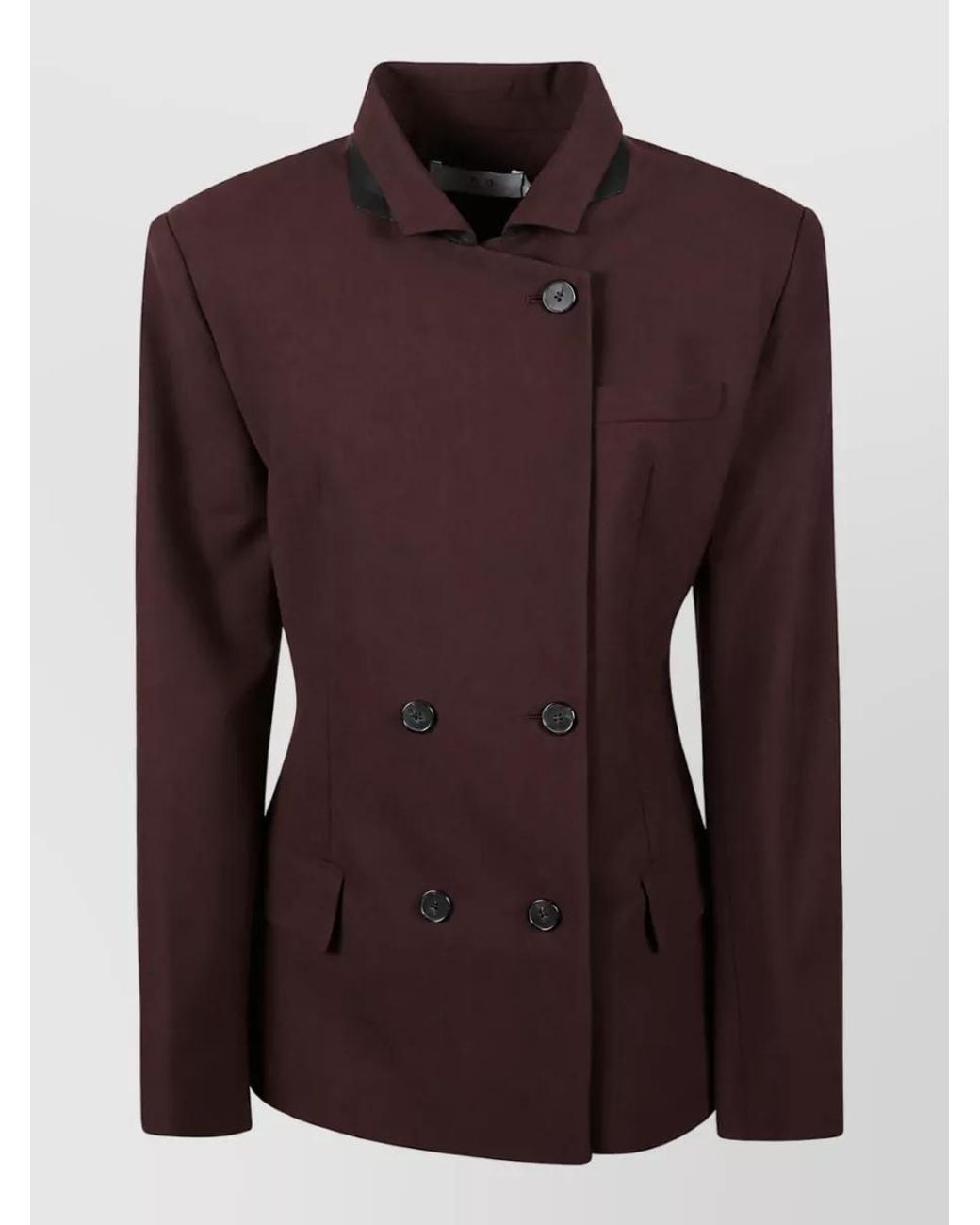 IRO Purple Single Breasted Coat