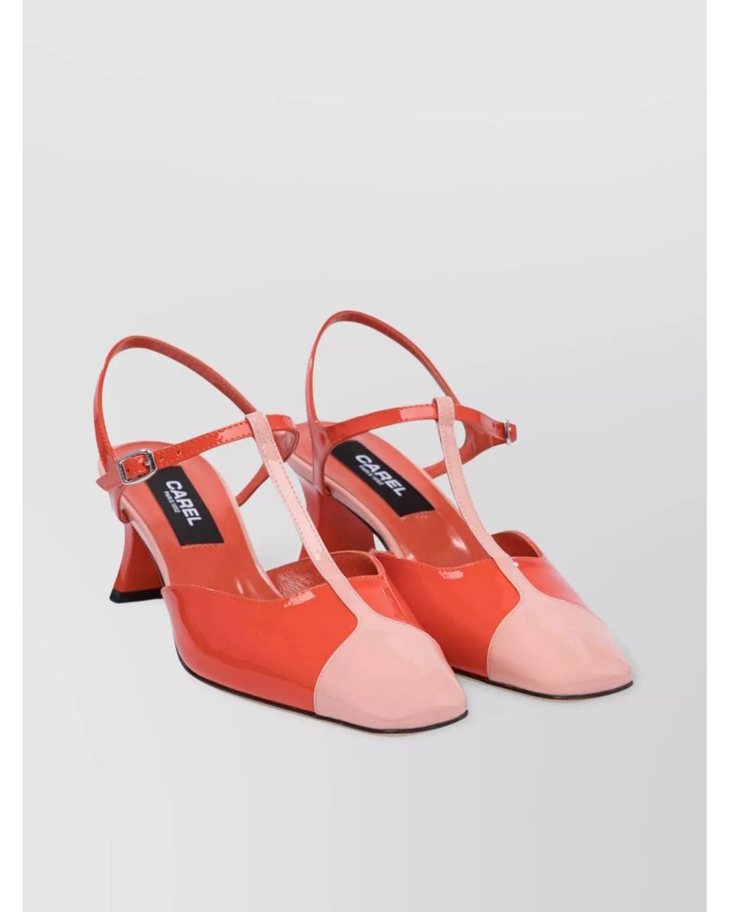 CAREL PARIS Pink Leather Sandals