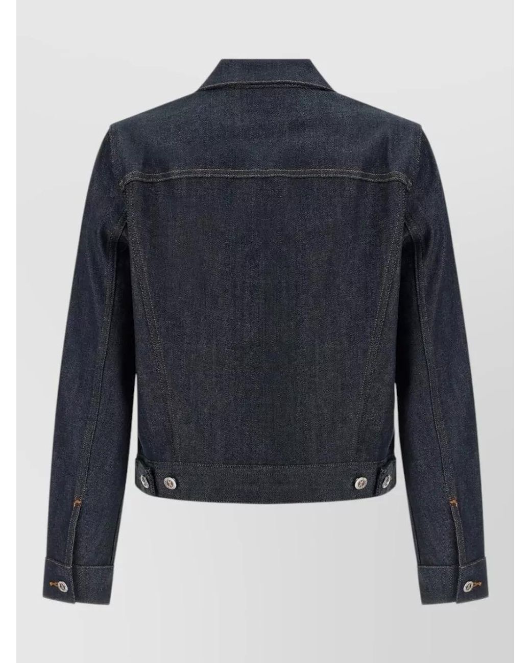 A.P.C. Blue Denim Cropped Jacket