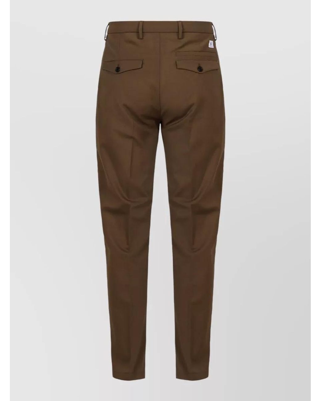 Department 5 Brown Straight-Leg Trousers for men