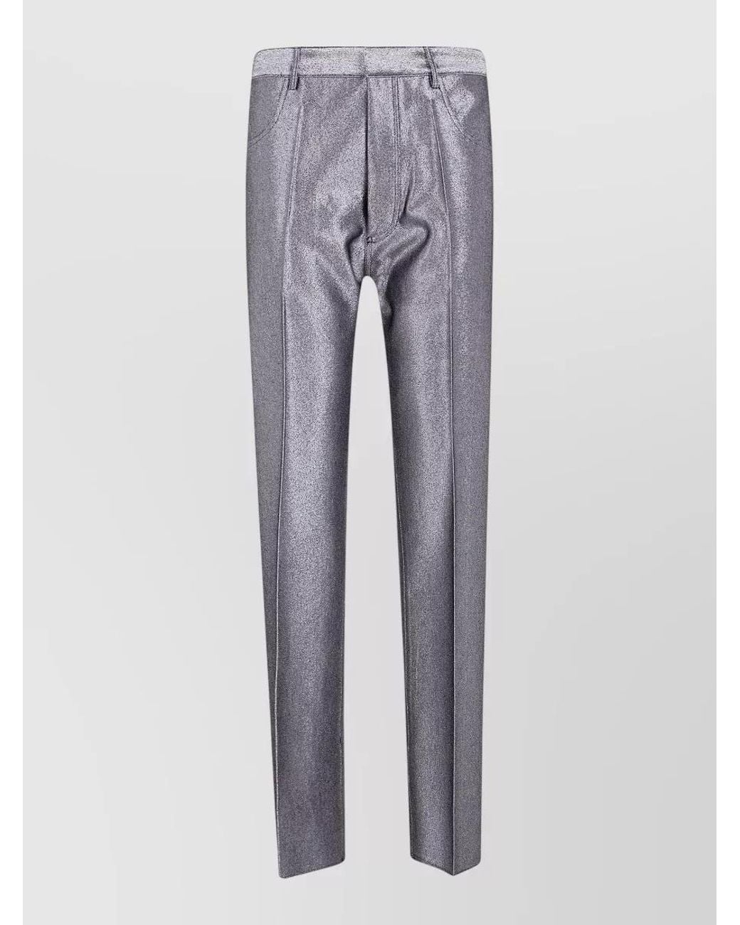SAPIO Gray Denim Tailored Trousers