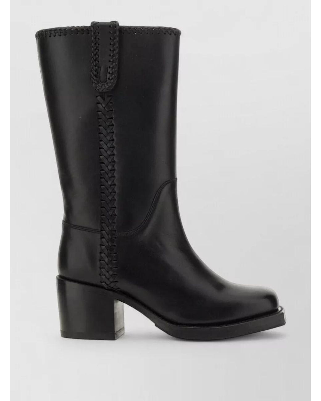 Hereu Black Leather Boots