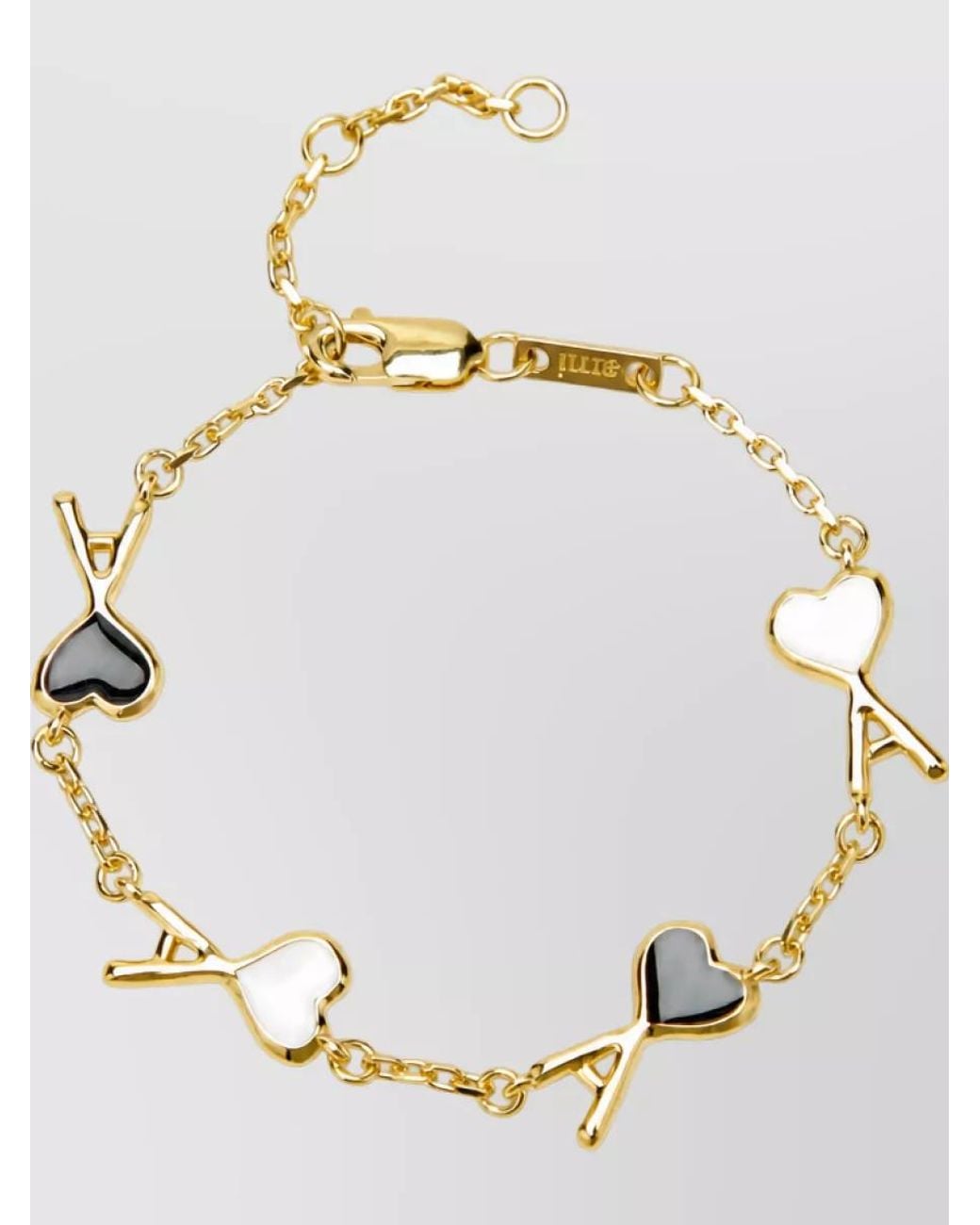 AMI Metallic Hammered Thin Bracelet