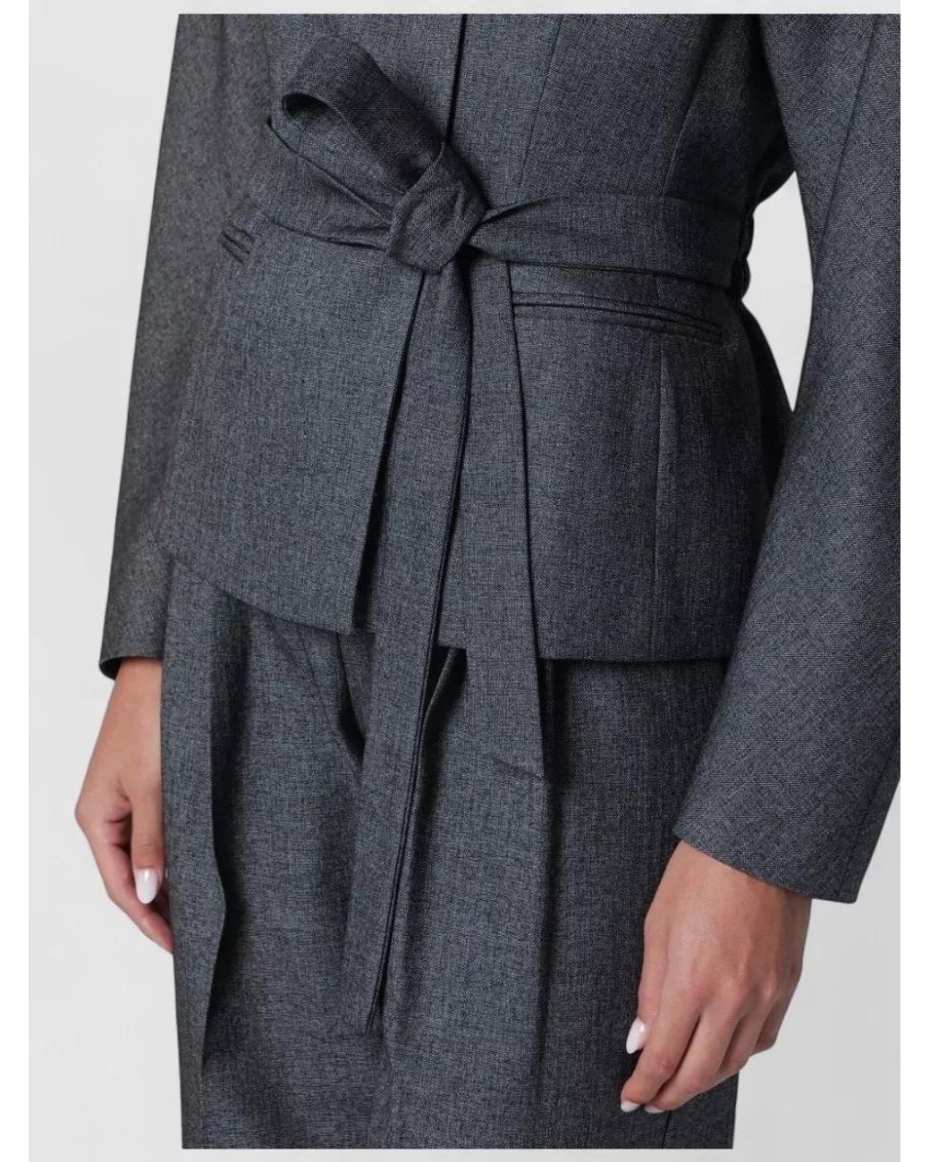 ANDAMANE Gray Suit Jacket
