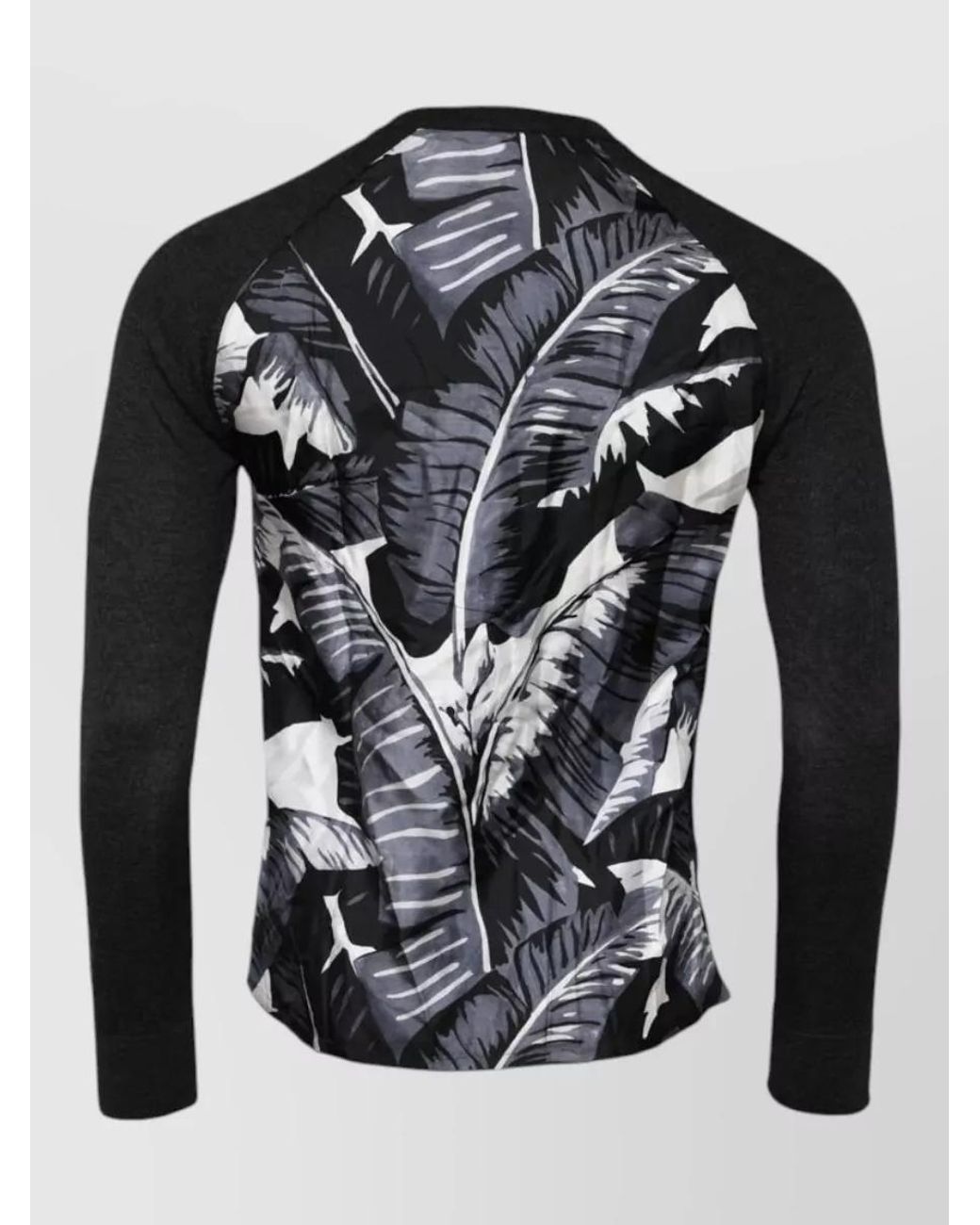 Dolce & Gabbana Black Cashmere Silk Relaxed-Fit Knitted Pullover Sweater for men