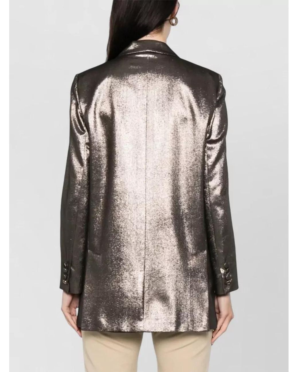 Max Mara Brown Silk Blazer