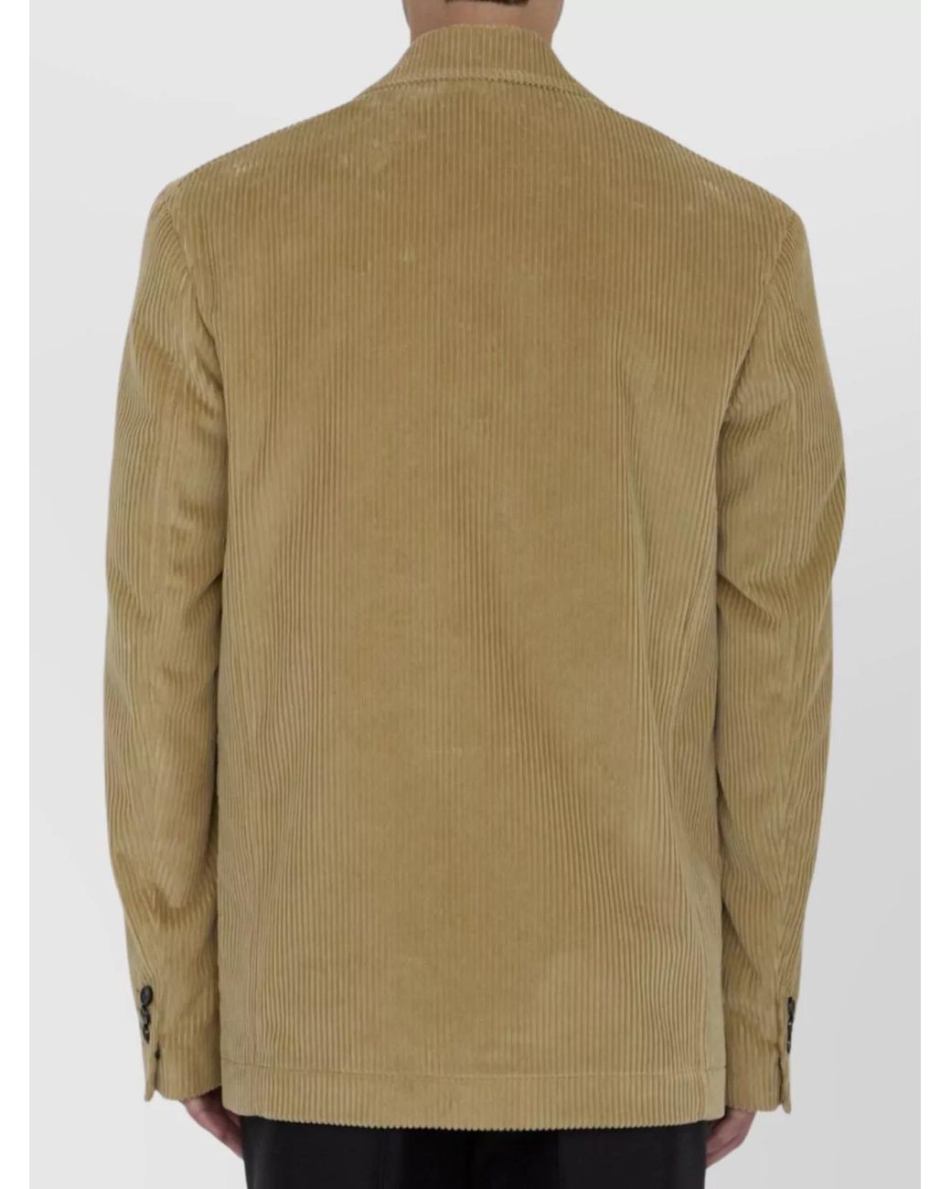 Bottega Veneta Green Elegant Corduroy Jacket for men