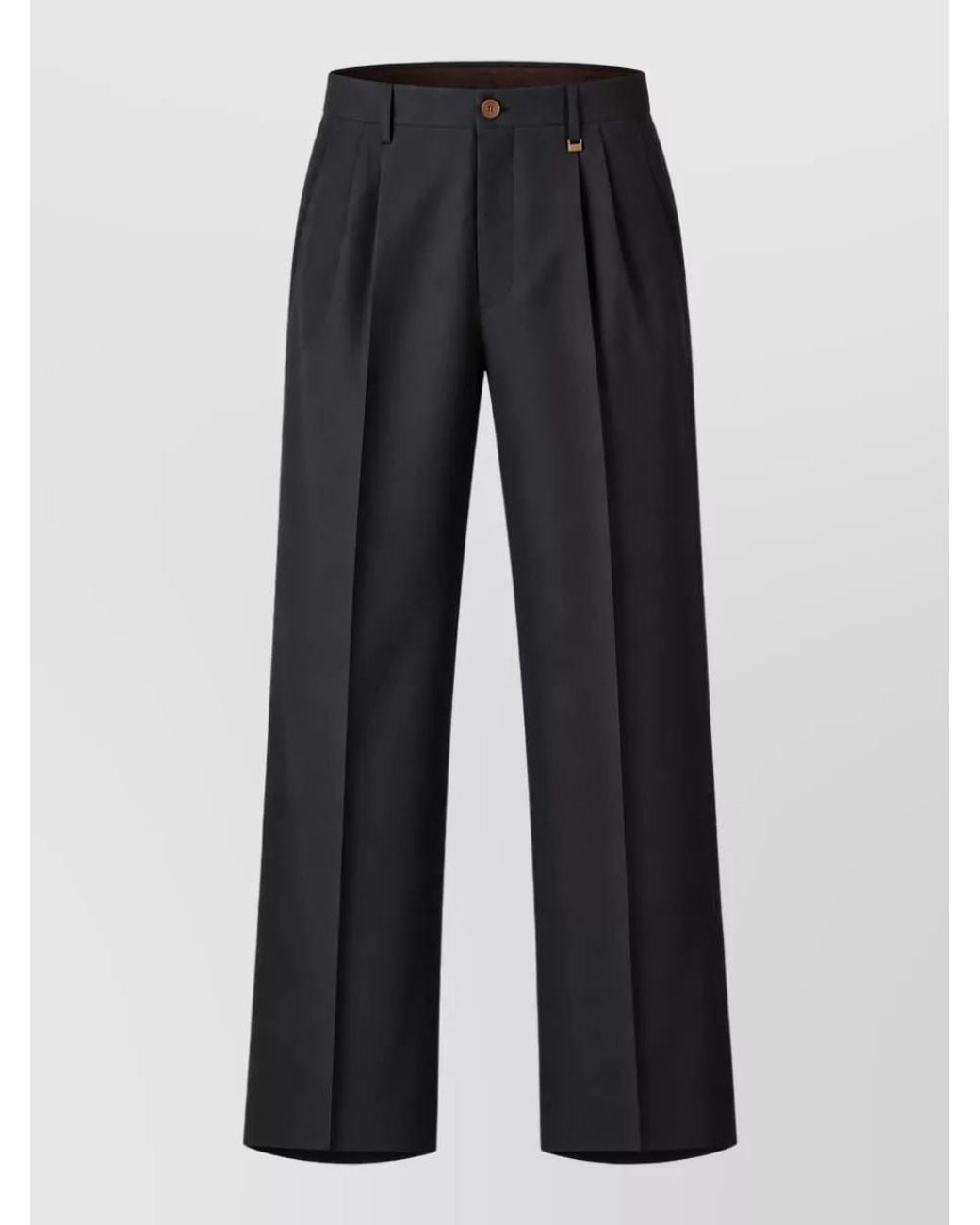 Vivienne Westwood Black Virgin Wool Tailored Trousers for men